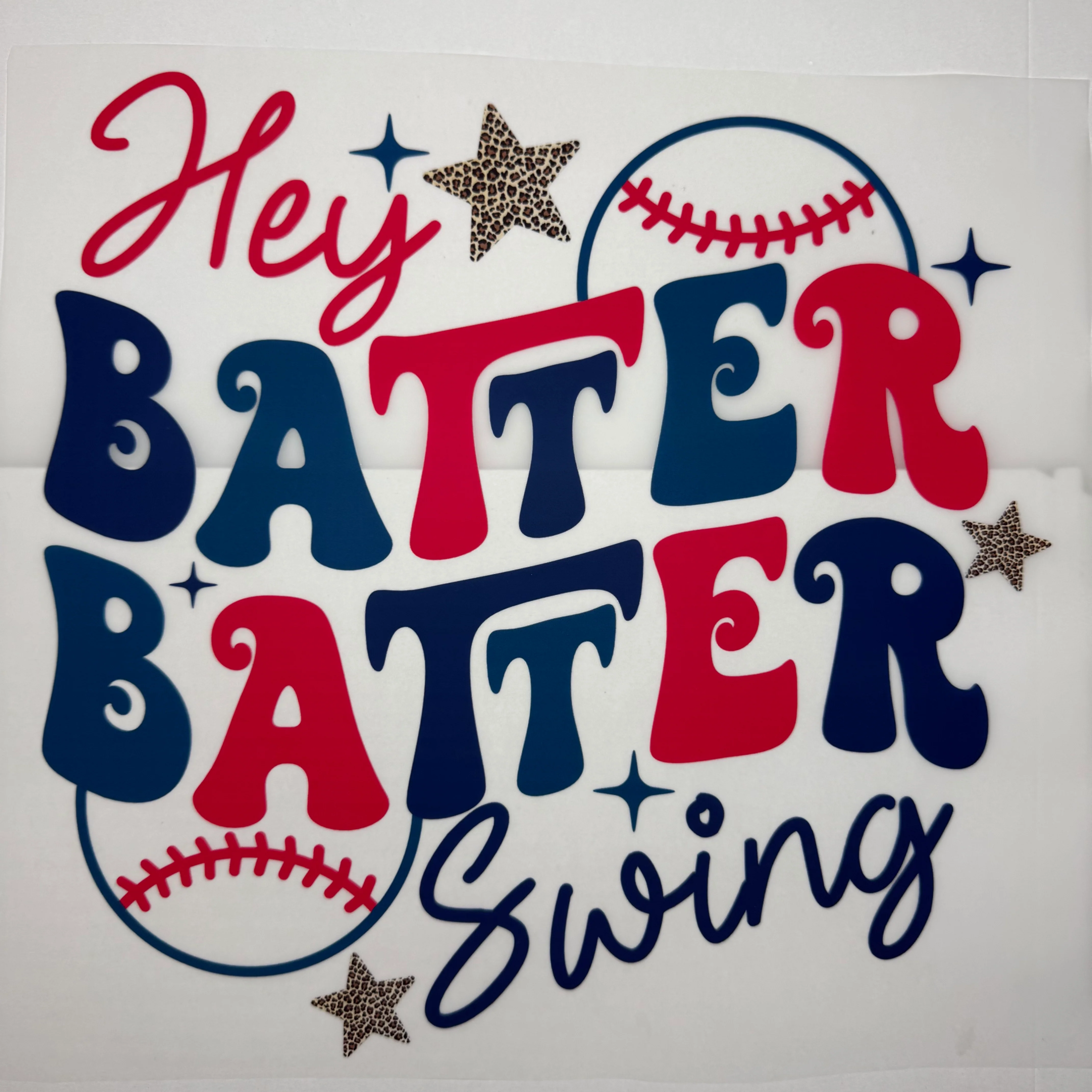 122 - Baseball Shirt Transfer