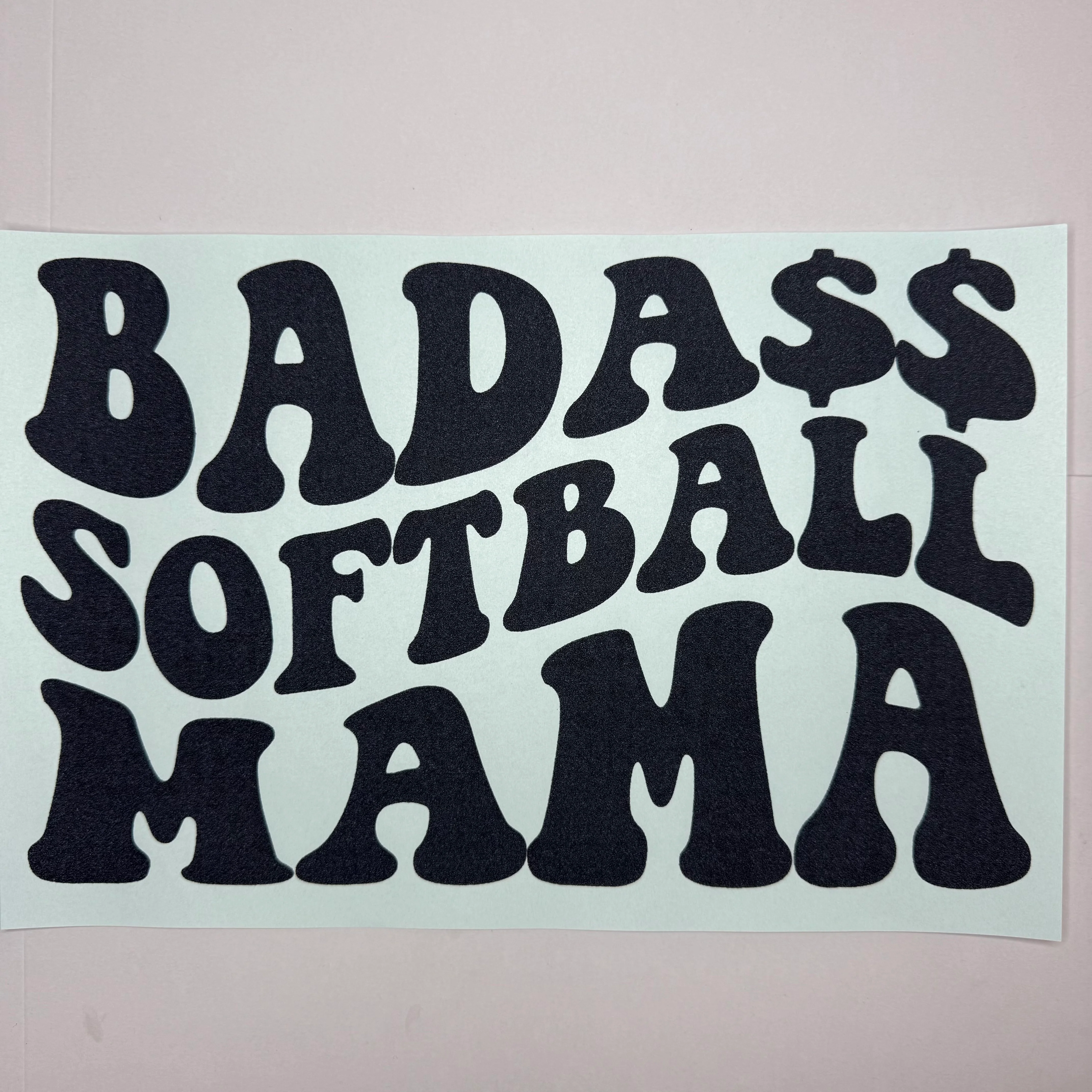 127 - Softball Mama Shirt Transfer